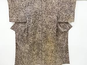 アンティーク　紋錦紗狢菊模様着物